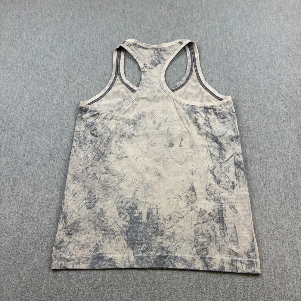 Lululemon Tank Top Womens 8 Gray Multi Dye Swiftly Tech Racerback Yoga Running - Picture 10 of 11